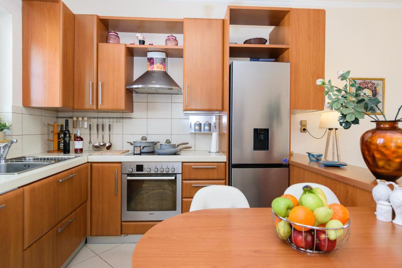 Central Penthouse In Quiet Neighborhood Near Sandy Beach Hriszí Aktí Haniá Kültér fotó